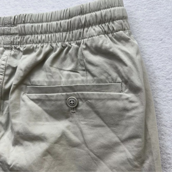 J. Crew Shorts Mens Small Khaki 6” Dock Shorts Drawstring Elastic Waist Stretch - Picture 6 of 9